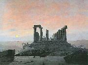 Caspar David Friedrich Der Tempel der Juno in Agrigent painting
